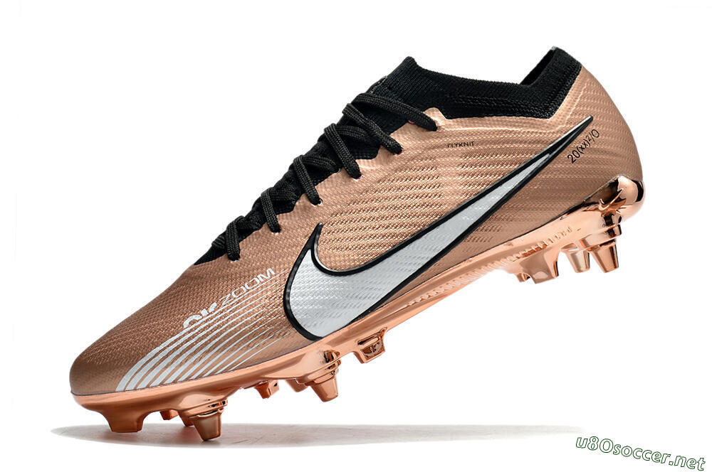 Men's Nike Zoom Mercurial Vapor 15 Elite SG Football Boots - Gold/White 5