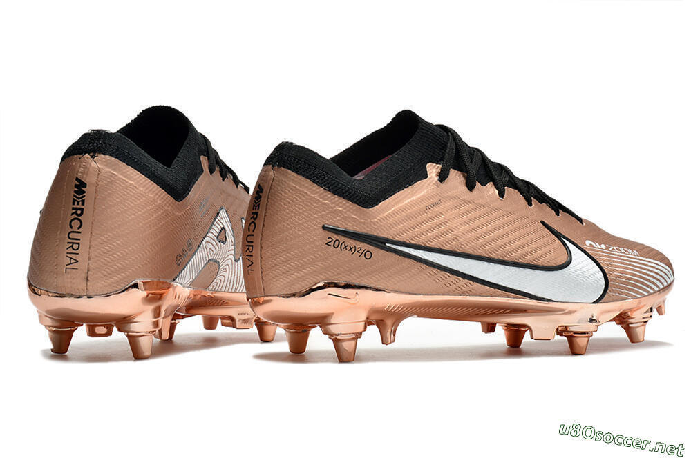 Men's Nike Zoom Mercurial Vapor 15 Elite SG Football Boots - Gold/White 6