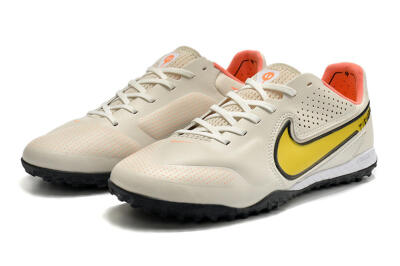 Men's Nike Tiempo Legend 9 Pro TF Football Shoes - White/Yellow