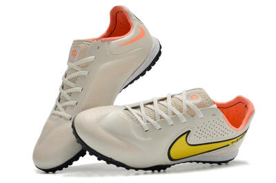 Men's Nike Tiempo Legend 9 Pro TF Football Shoes - White/Yellow