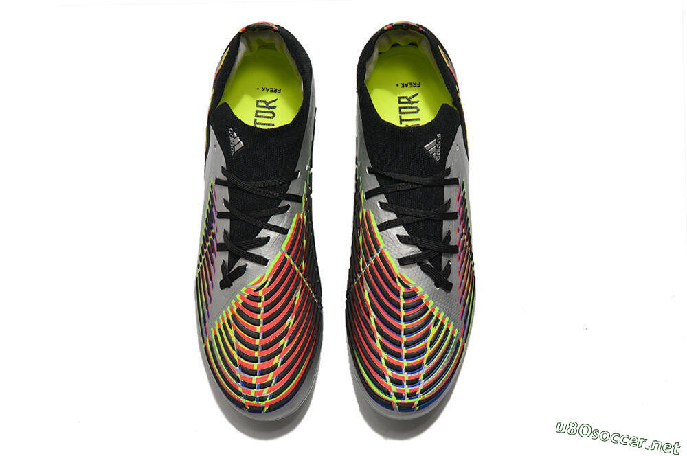 Men's Adidas Predator FIFA World Cup Qatar 2022 Edge+ FG Football Boots - Silver/Black 4