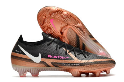 Men's Nike Phantom GT Elite FG Football Boots - Black/Gold/White