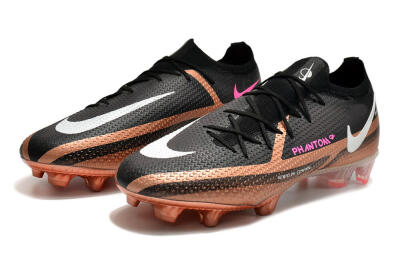 Men's Nike Phantom GT Elite FG Football Boots - Black/Gold/White
