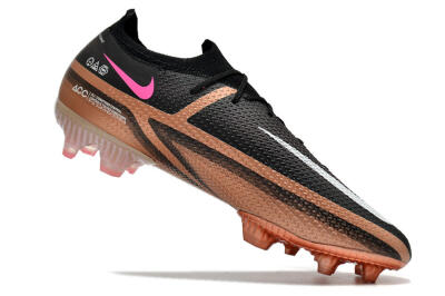 Men's Nike Phantom GT Elite FG Football Boots - Black/Gold/White