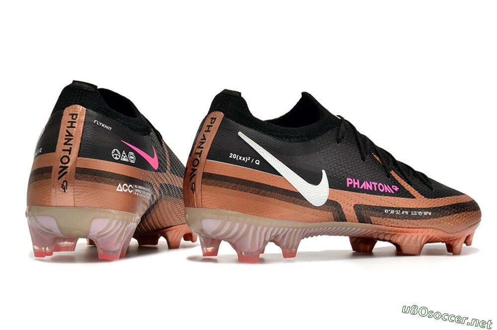 Men's Nike Phantom GT Elite FG Football Boots - Black/Gold/White 9