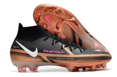 Men's Nike Phantom GT 2 DF Elite FG Football Boots - Black/Gold/White