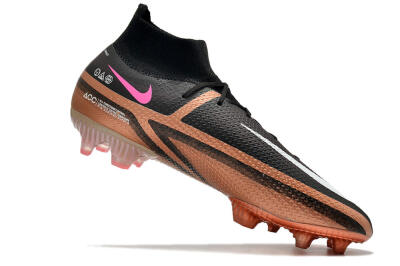 Men's Nike Phantom GT 2 DF Elite FG Football Boots - Black/Gold/White