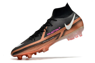 Men's Nike Phantom GT 2 DF Elite FG Football Boots - Black/Gold/White