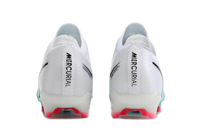 Unisex Nike Air Zoom Mercurial Vapor 15 Elite FG Football Boots - White/Blue/Pink