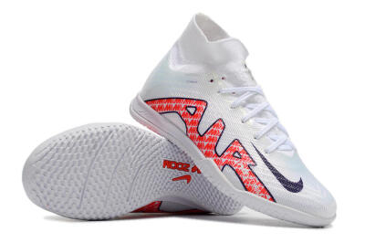 Unisex Nike Air Zoom Mercurial Superfly 9 Elite IC Football Shoes - White/Red/Black