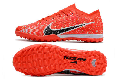 Men's Nike Air Zoom Mercurial Vapor 15 Elidte TF Football Shoes - Red/Black/White