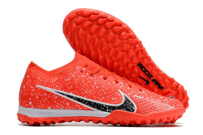 Men's Nike Air Zoom Mercurial Vapor 15 Elidte TF Football Shoes - Red/Black/White