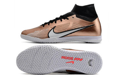 Unisex Nike Mercurial Superfly 9 Elite IC Football Shoes - Gold/Black/White