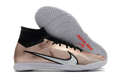 Unisex Nike Mercurial Superfly 9 Elite IC Football Shoes - Gold/Black/White