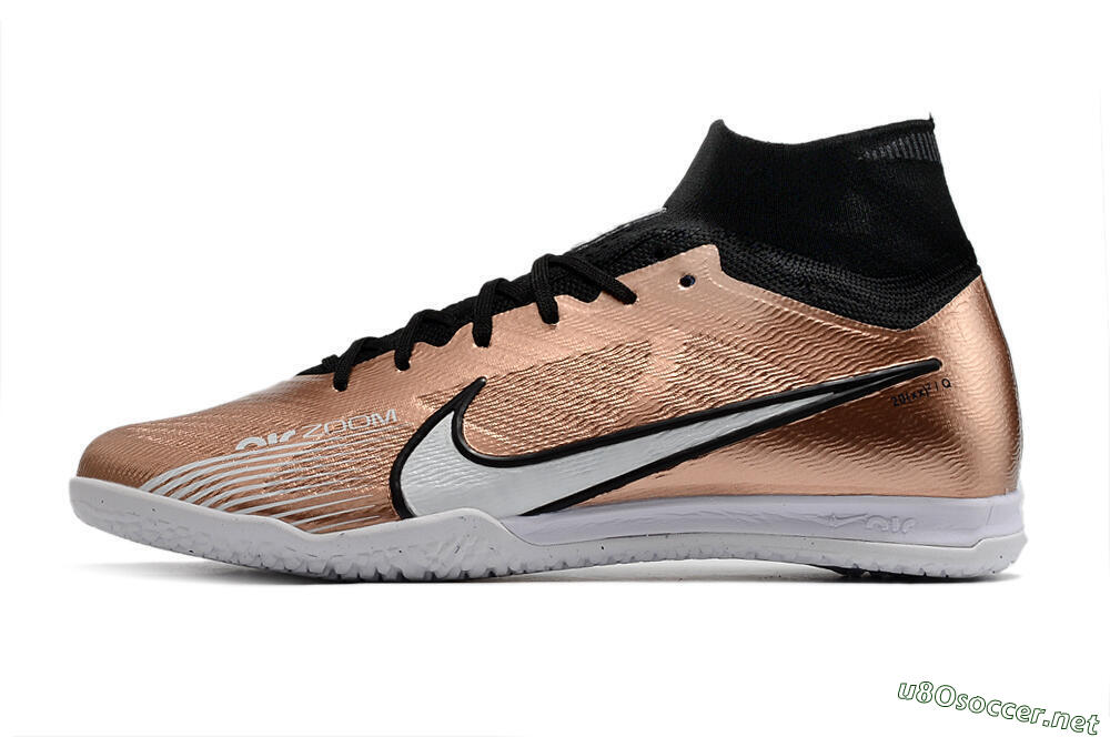Unisex Nike Mercurial Superfly 9 Elite IC Football Shoes - Gold/Black/White 0
