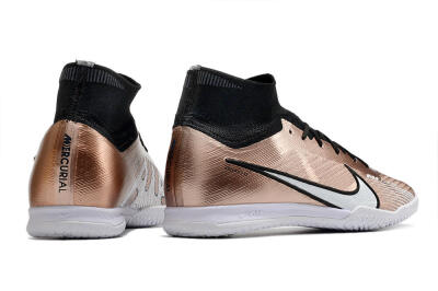 Unisex Nike Mercurial Superfly 9 Elite IC Football Shoes - Gold/Black/White