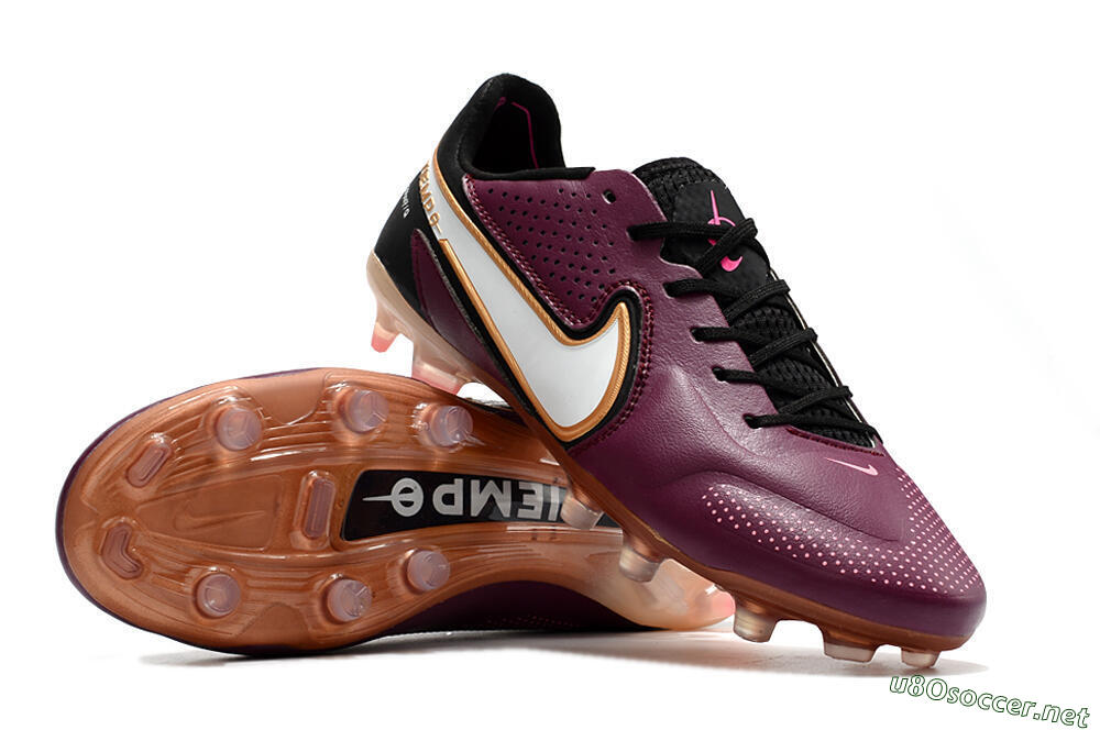 Men's Nike Tiempo Legend 9 Elite FG Football Boots - Red/Black/White 4