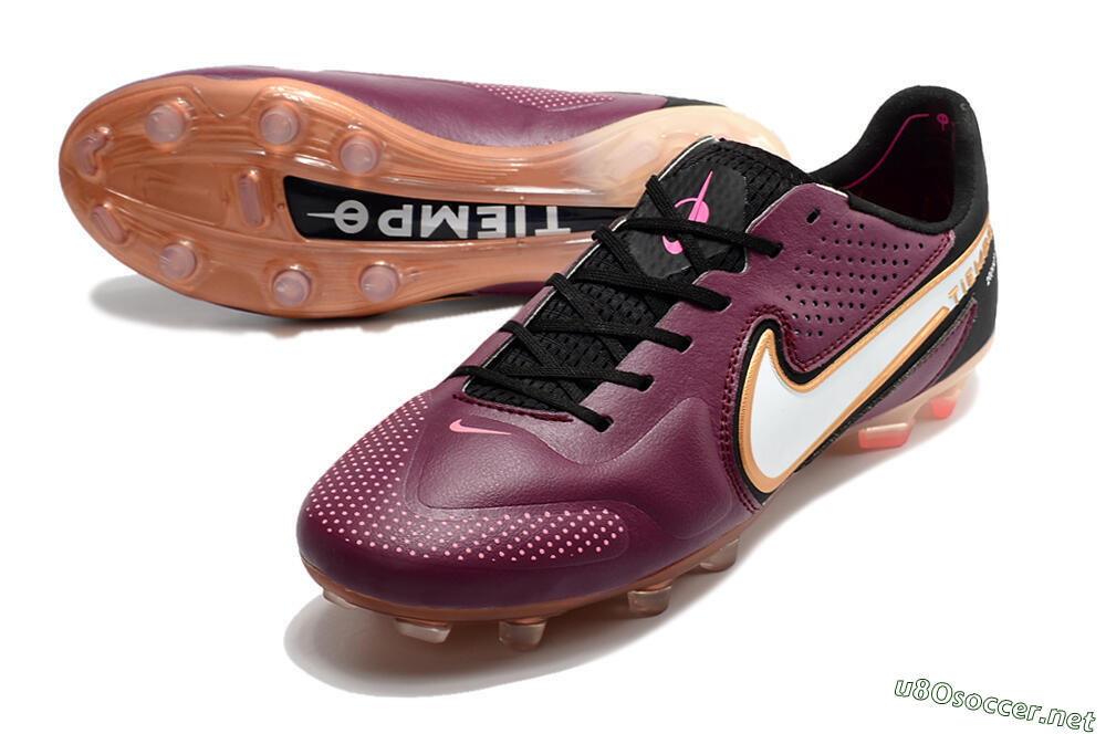 Men's Nike Tiempo Legend 9 Elite FG Football Boots - Red/Black/White 3