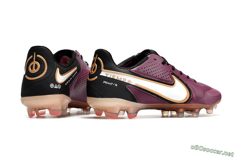 Men's Nike Tiempo Legend 9 Elite FG Football Boots - Red/Black/White 9