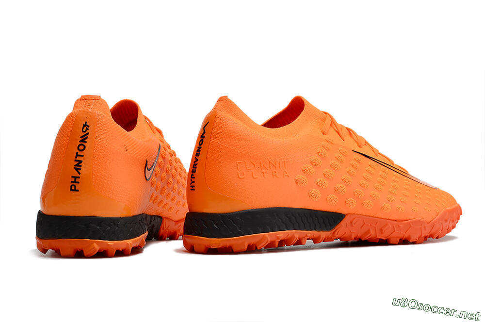 Men's Nike Phantom Ultra Venom TF Football Shoes - Orange/Black 6