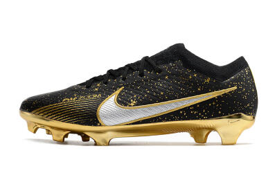 Men's Nike Air Zoom Mercurial Vapor 15 Elite FG Football Boots - Black/Gold