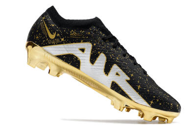 Men's Nike Air Zoom Mercurial Vapor 15 Elite FG Football Boots - Black/Gold