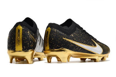 Men's Nike Air Zoom Mercurial Vapor 15 Elite FG Football Boots - Black/Gold