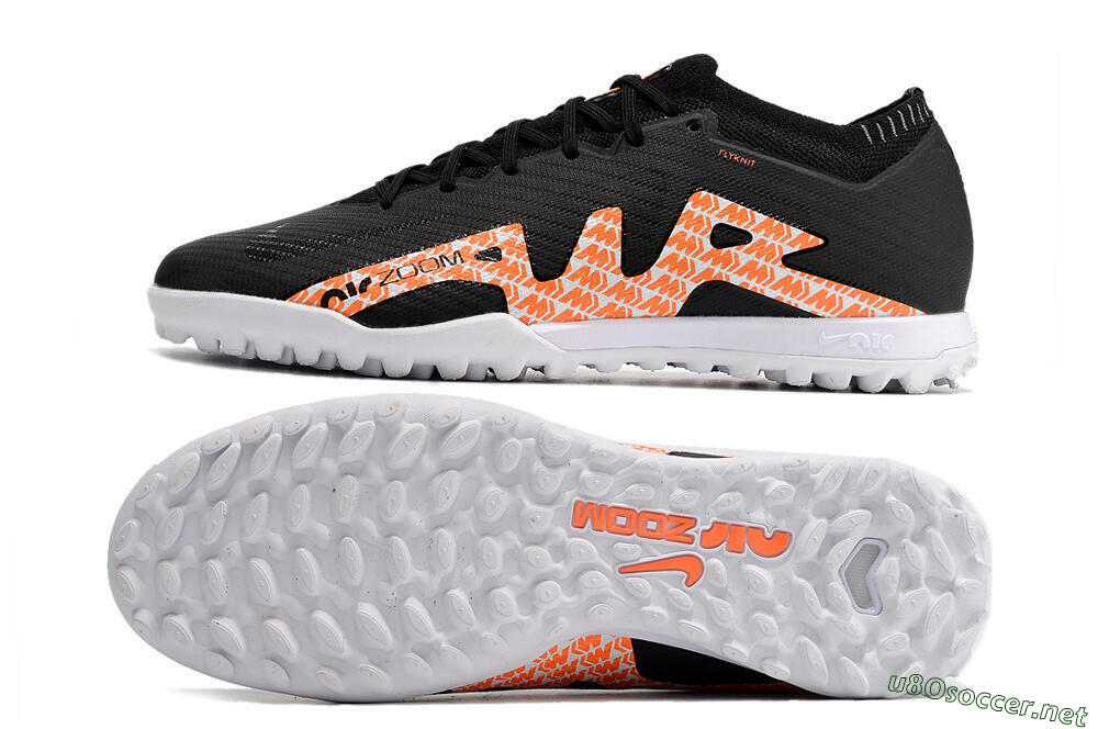 Men's Nike Air Zoom Mercurial Vapor 15 Elite TF Football Shoes - Black/White/Pink 1