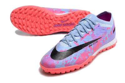 Men's Nike Air Zoom Mercurial Vapor 15 Elite TF Football Shoes - Blue/Purple/Red
