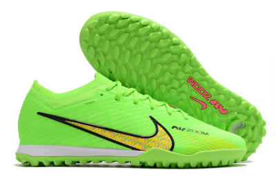 Men's Nike Air Zoom Mercurial Vapor 15 Elite TF Football Shoes - Green/Yellow/Pink