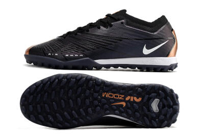 Men's Nike Air Zoom Mercurial Vapor 15 Elite TF Football Shoes - Black/White