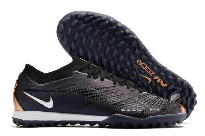Men's Nike Air Zoom Mercurial Vapor 15 Elite TF Football Shoes - Black/White