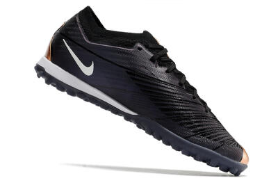 Men's Nike Air Zoom Mercurial Vapor 15 Elite TF Football Shoes - Black/White