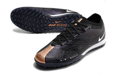Men's Nike Air Zoom Mercurial Vapor 15 Elite TF Football Shoes - Black/White