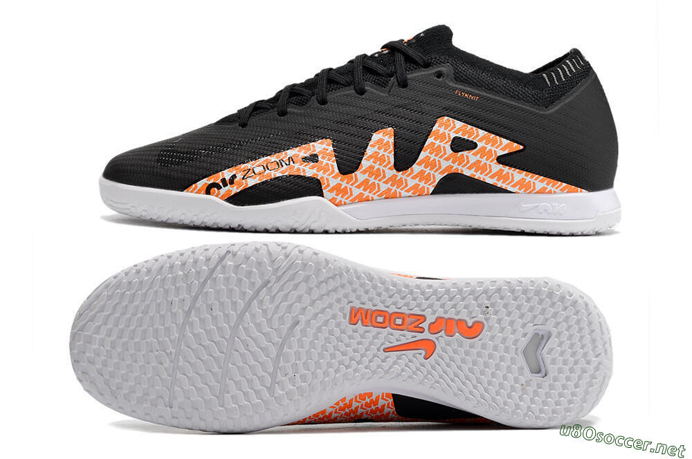 Men's Nike Air Zoom Mercurial Vapor 15 Elite IC Football Shoes - Black/White/Pink 1