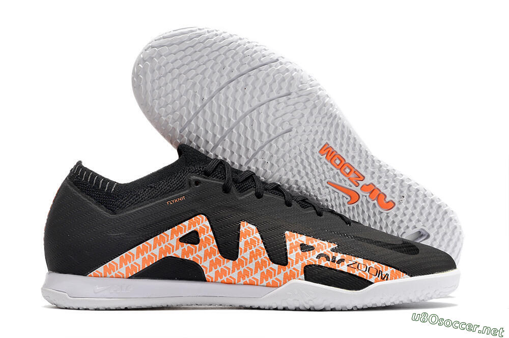 Men's Nike Air Zoom Mercurial Vapor 15 Elite IC Football Shoes - Black/White/Pink 2