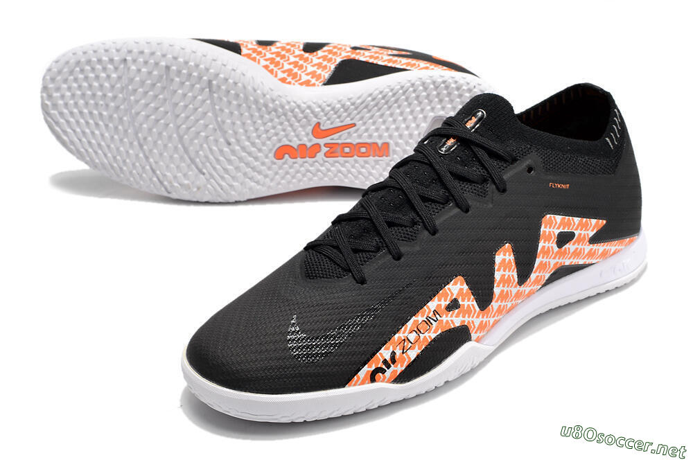 Men's Nike Air Zoom Mercurial Vapor 15 Elite IC Football Shoes - Black/White/Pink 3