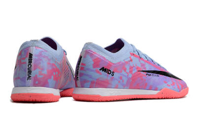 Men's Nike Air Zoom Mercurial Vapor 15 Elite IC Football Shoes - Blue/Purple/Red