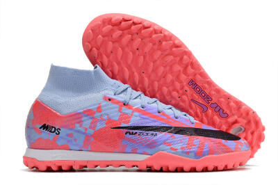 Men's Nike Air Zoom Mercurial Superfly 9 Elite TF Football Shoes - Blue/Purple/Red