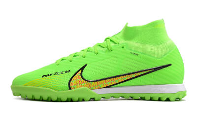 Men's Nike Air Zoom Mercurial Superfly 9 Elite TF Football Shoes - Green/Yellow/Pink