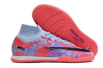 Men's Nike Air Zoom Mercurial Superfly 9 Elite IC Football Shoes - Blue/Purple/Red