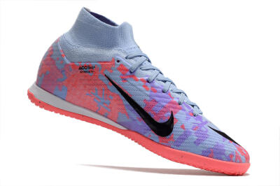 Men's Nike Air Zoom Mercurial Superfly 9 Elite IC Football Shoes - Blue/Purple/Red