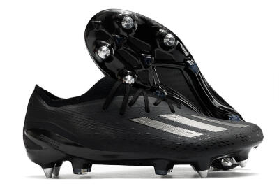 Men's Adidas X Speedportal.1 SG Football Boots - Black/Grey