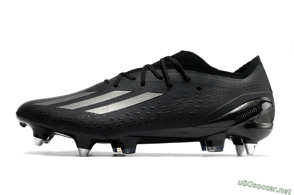 Men's Adidas X Speedportal.1 SG Football Boots - Black/Grey 0