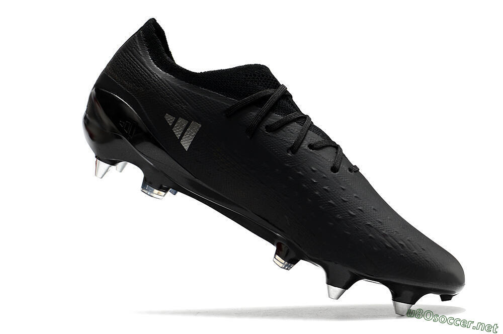 Men's Adidas X Speedportal.1 SG Football Boots - Black/Grey 4