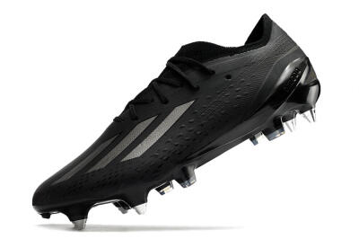 Men's Adidas X Speedportal.1 SG Football Boots - Black/Grey