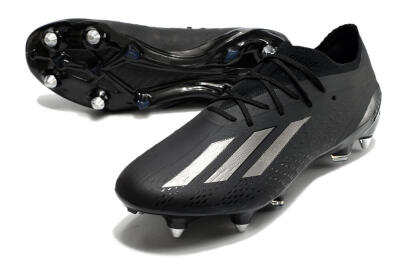 Men's Adidas X Speedportal.1 SG Football Boots - Black/Grey