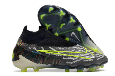 Men's Nike Phantom GX Elite DF FG Football Boots - Black/Rainbow