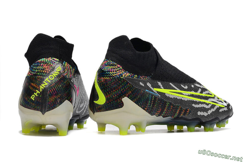 Men's Nike Phantom GX Elite DF FG Football Boots - Black/Rainbow 6