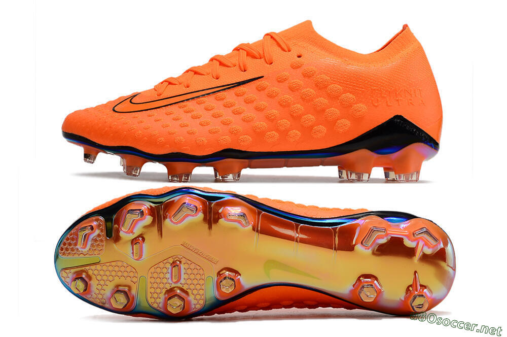 Men's Nike Phantom Ultra Venom FG Football Boots - Orange/Black 1